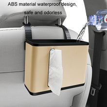 Load image into Gallery viewer, Car Seat Back Hanging Tissue Storage Box