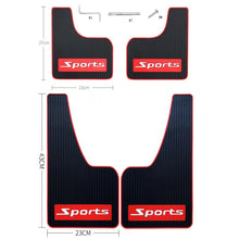 Load image into Gallery viewer, 2pcs Car Tire Mud Flap Modification Plastic Anti-Splash Mud Flap, Sports, Cat Eye, Large Sports, Large Blank