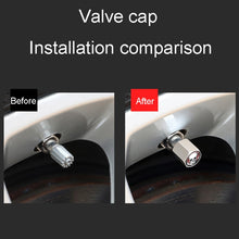 Load image into Gallery viewer, 4pcs /Set Headset Skeleton Metal Tire Valve Caps Automobile Universal Modified Valve Covers, Headset Skeleton