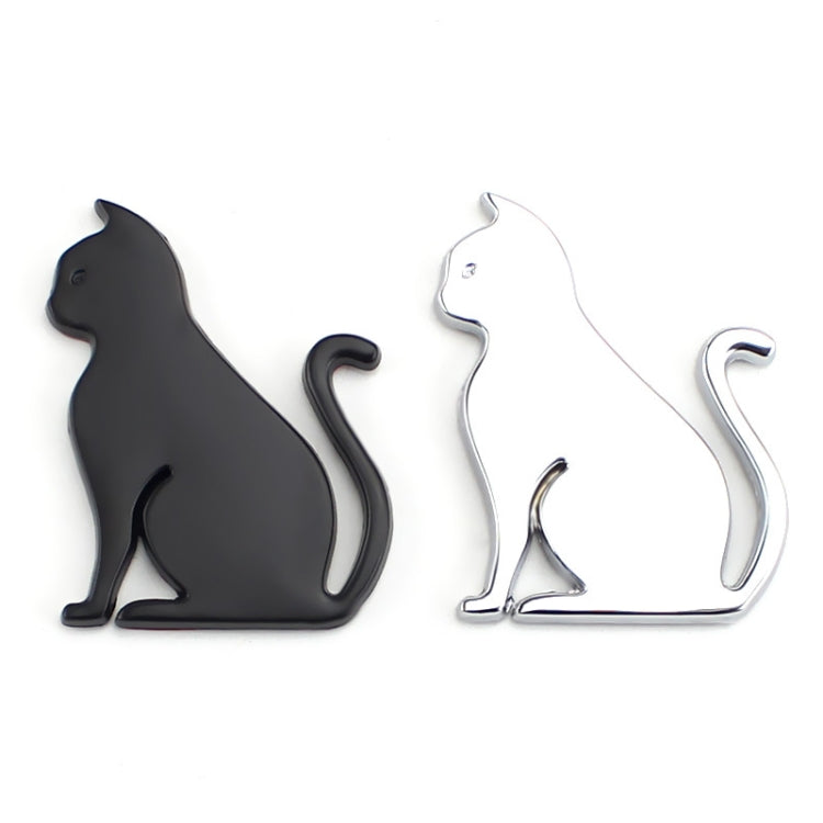3D Cute Car Decoration Body Scratch Blocking Sticker, Black Cat, Silver Cat, Black Puppy, Silver Puppy