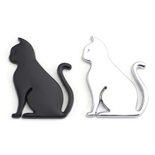 Load image into Gallery viewer, 3D Cute Car Decoration Body Scratch Blocking Sticker, Black Cat, Silver Cat, Black Puppy, Silver Puppy