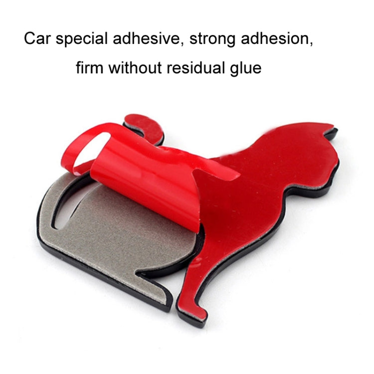 3D Cute Car Decoration Body Scratch Blocking Sticker, Black Cat, Silver Cat, Black Puppy, Silver Puppy