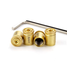 Load image into Gallery viewer, 4pcs /Set Sport Anti-Theft Car Tire Valve Caps Universal Valve Cover With Wrench