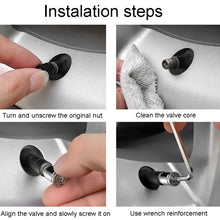Load image into Gallery viewer, 4pcs /Set Sport Anti-Theft Car Tire Valve Caps Universal Valve Cover With Wrench