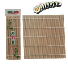 Load image into Gallery viewer, 23 X 22cm  Bamboo Sushi Roll Non Adhesive Sushi Curtain
