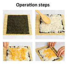 Load image into Gallery viewer, 23 X 22cm  Bamboo Sushi Roll Non Adhesive Sushi Curtain