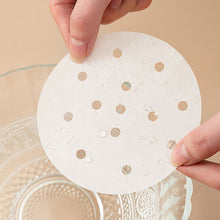 Load image into Gallery viewer, 100pcs /Pack Steamer Paper Non-Stick Disposable Grease-Proof Paper Round Air Fryer Pad, 6 Inches (15.2cm), 7 Inches (17.78cm), 8 Inches (20.3cm), 9 Inches (22.86cm)