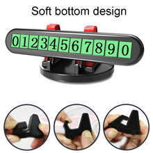 Load image into Gallery viewer, Car Dashboard Automotive Cell Phone Holder Temporary Parking Sign 2 In 1