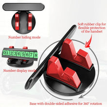 Load image into Gallery viewer, Car Dashboard Automotive Cell Phone Holder Temporary Parking Sign 2 In 1