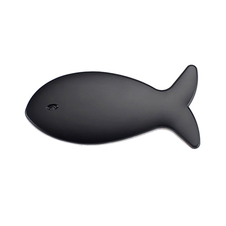 Fish-Shaped Car Metal Stickers Car Body Tail Marker Decorative Decals, Fish-Shaped