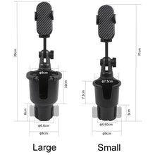 Load image into Gallery viewer, Car Centre Navigation Mobile Phone Holder 360 Rotating Water Cup Holder, Small, Large