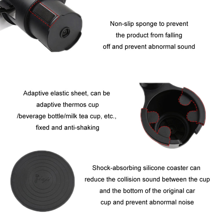 Car Centre Navigation Mobile Phone Holder 360 Rotating Water Cup Holder, Small, Large