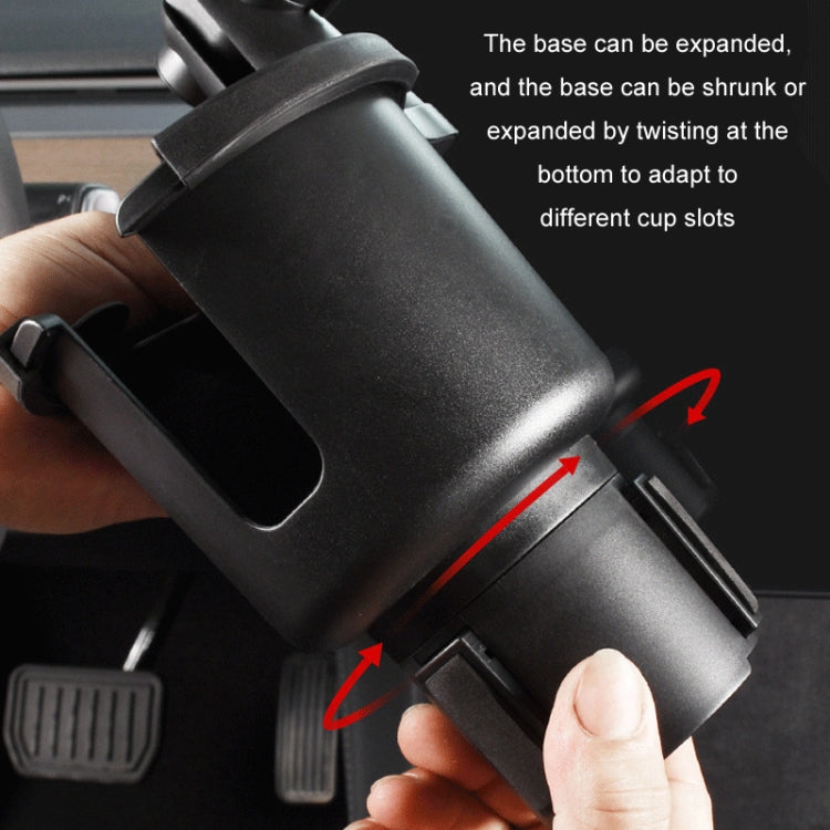 Car Centre Navigation Mobile Phone Holder 360 Rotating Water Cup Holder, Small, Large