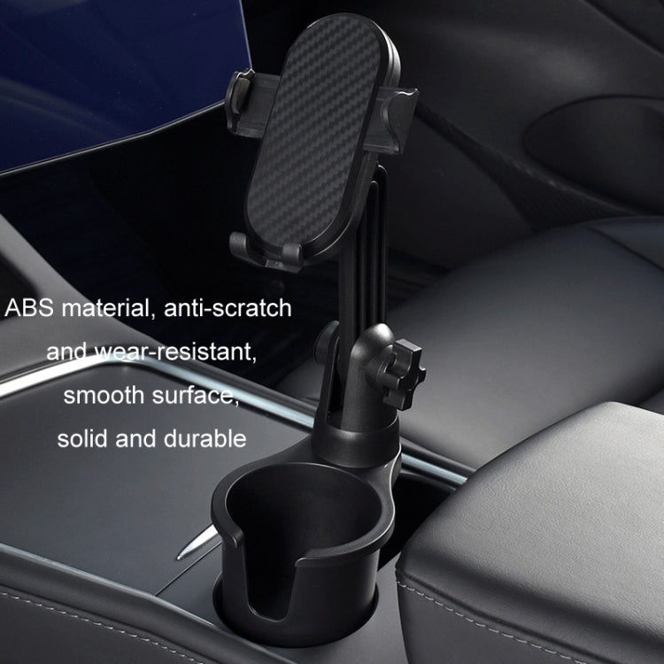 Car Centre Navigation Mobile Phone Holder 360 Rotating Water Cup Holder, Small, Large