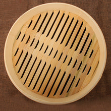 Load image into Gallery viewer, Bamboo Bun Steamer Food Veggie Steamer Basket, 21cm Cover, 21cm Cage, 27cm Cover, 27cm Cage