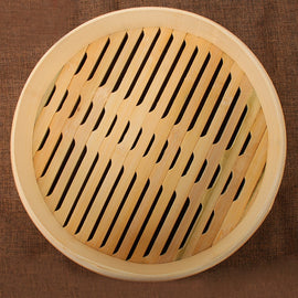 Bamboo Bun Steamer Food Veggie Steamer Basket, 21cm Cage, 27cm Cage