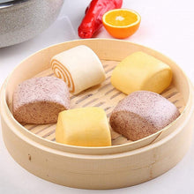 Load image into Gallery viewer, Bamboo Bun Steamer Food Veggie Steamer Basket, 21cm Cover, 21cm Cage, 27cm Cover, 27cm Cage