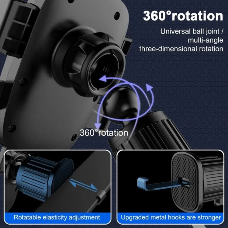 Car Air Outlet Rotating Spiral Hook Tail Clip Mobile Phone Holder