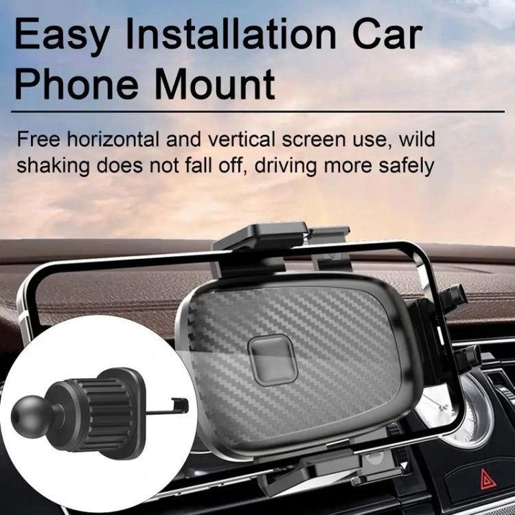 Car Air Outlet Rotating Spiral Hook Tail Clip Mobile Phone Holder