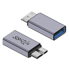 Load image into Gallery viewer, Micro B Male Adapter USB Link HDD Enclosure Interface Converter, USB Female Transfer, Type-C Female Transfer, USB Male Transfer, Type-C Male Transfer