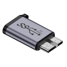 Load image into Gallery viewer, Micro B Male Adapter USB Link HDD Enclosure Interface Converter, USB Female Transfer, Type-C Female Transfer, USB Male Transfer, Type-C Male Transfer