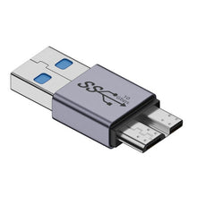 Load image into Gallery viewer, Micro B Male Adapter USB Link HDD Enclosure Interface Converter, USB Female Transfer, Type-C Female Transfer, USB Male Transfer, Type-C Male Transfer