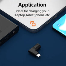 Load image into Gallery viewer, 65W Female To Type-C Male DC Power To PD Power Laptop Multifunction Adapter, 7.9x0.9mm A, 7.4x0.6mm B, Square Port C, 6.5x1.4mm D, 6.3x3.0mm E, 5.5x2.5mm F, 5.5x2.1mm G, 5.5x1.7mm H, 5.5x1.0mm I, 4.8x1.7mm J, 4.0x1.7mm K, 4.0x1.35mm L, 4.5x3.0mm M     ...