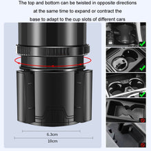 Load image into Gallery viewer, Carbon Fiber Multifunctional Car Modified Water Cup Holder Ashtray