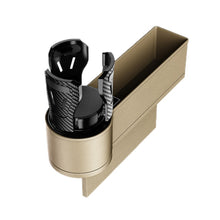 Load image into Gallery viewer, Car Seat Gap Storage Box Car Water Cup Holder Ashtray, Left Black Red, Left Carbon Fiber, Left Brown, Left Beige, Left Black, Right Black Red, Right Carbon Fiber, Right Brown, Right Beige, Right Black