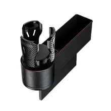 Load image into Gallery viewer, Car Seat Gap Storage Box Car Water Cup Holder Ashtray, Left Black Red, Left Carbon Fiber, Left Brown, Left Beige, Left Black, Right Black Red, Right Carbon Fiber, Right Brown, Right Beige, Right Black