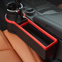 Load image into Gallery viewer, Car Seat Gap Storage Box Car Water Cup Holder Ashtray, Left Black Red, Left Carbon Fiber, Left Brown, Left Beige, Left Black, Right Black Red, Right Carbon Fiber, Right Brown, Right Beige, Right Black