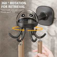 Load image into Gallery viewer, Multifunctional Six-claw 360-degree Rotating Hook Rack Kitchen Storage Seamless Punch-free Hooks