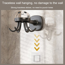 Load image into Gallery viewer, Multifunctional Six-claw 360-degree Rotating Hook Rack Kitchen Storage Seamless Punch-free Hooks