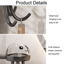 Load image into Gallery viewer, Multifunctional Six-claw 360-degree Rotating Hook Rack Kitchen Storage Seamless Punch-free Hooks