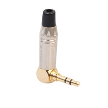 Load image into Gallery viewer, Zinc Alloy L-Shaped 90 Degree 3.5mm Stereo Headset Wire Welding Plug, Zinc Alloy