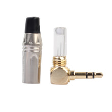 Load image into Gallery viewer, Zinc Alloy L-Shaped 90 Degree 3.5mm Stereo Headset Wire Welding Plug, Zinc Alloy