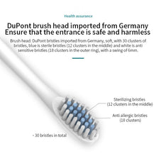 Load image into Gallery viewer, Rechargeable Ultrasonic Soft Bristle Electrical Toothbrushes Flosser 6 Gear With 4 Brushes