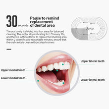 Load image into Gallery viewer, Rechargeable Ultrasonic Soft Bristle Electrical Toothbrushes Flosser 6 Gear With 4 Brushes