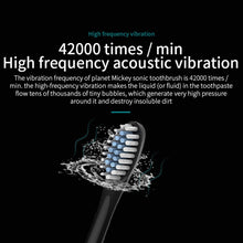 Load image into Gallery viewer, Rechargeable Ultrasonic Soft Bristle Electrical Toothbrushes Flosser 6 Gear With 4 Brushes