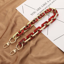 Load image into Gallery viewer, Retro Mobile Phone Chain Lanyard Tortoiseshell Acrylic Resin Bag Chain with Spacer, L205-3HS-40cm, L205-3HS -60cm, L205-3HS-120cm, L205-2HS-40cm, L205-2HS -60cm, L205-2HS-100cm, L205-LS-40cm, L205-LS-60cm, L205-LS-100cm