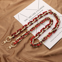 Load image into Gallery viewer, Retro Mobile Phone Chain Lanyard Tortoiseshell Acrylic Resin Bag Chain with Spacer, L205-3HS-40cm, L205-3HS -60cm, L205-3HS-120cm, L205-2HS-40cm, L205-2HS -60cm, L205-2HS-100cm, L205-LS-40cm, L205-LS-60cm, L205-LS-100cm
