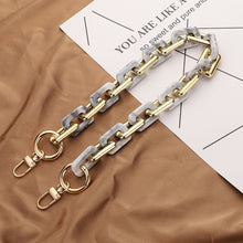 Load image into Gallery viewer, Retro Mobile Phone Chain Lanyard Tortoiseshell Acrylic Resin Bag Chain with Spacer, L205-3HS-40cm, L205-3HS -60cm, L205-3HS-120cm, L205-2HS-40cm, L205-2HS -60cm, L205-2HS-100cm, L205-LS-40cm, L205-LS-60cm, L205-LS-100cm