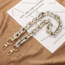 Load image into Gallery viewer, Retro Mobile Phone Chain Lanyard Tortoiseshell Acrylic Resin Bag Chain with Spacer, L205-3HS-40cm, L205-3HS -60cm, L205-3HS-120cm, L205-2HS-40cm, L205-2HS -60cm, L205-2HS-100cm, L205-LS-40cm, L205-LS-60cm, L205-LS-100cm