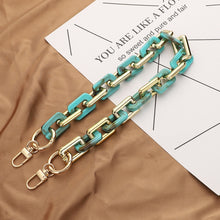 Load image into Gallery viewer, Retro Mobile Phone Chain Lanyard Tortoiseshell Acrylic Resin Bag Chain with Spacer, L205-3HS-40cm, L205-3HS -60cm, L205-3HS-120cm, L205-2HS-40cm, L205-2HS -60cm, L205-2HS-100cm, L205-LS-40cm, L205-LS-60cm, L205-LS-100cm