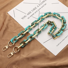Load image into Gallery viewer, Retro Mobile Phone Chain Lanyard Tortoiseshell Acrylic Resin Bag Chain with Spacer, L205-3HS-40cm, L205-3HS -60cm, L205-3HS-120cm, L205-2HS-40cm, L205-2HS -60cm, L205-2HS-100cm, L205-LS-40cm, L205-LS-60cm, L205-LS-100cm