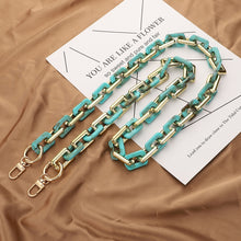 Load image into Gallery viewer, Retro Mobile Phone Chain Lanyard Tortoiseshell Acrylic Resin Bag Chain with Spacer, L205-3HS-40cm, L205-3HS -60cm, L205-3HS-120cm, L205-2HS-40cm, L205-2HS -60cm, L205-2HS-100cm, L205-LS-40cm, L205-LS-60cm, L205-LS-100cm