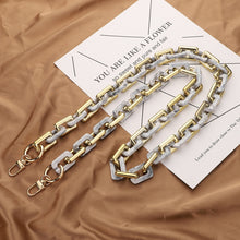 Load image into Gallery viewer, Retro Mobile Phone Chain Lanyard Tortoiseshell Acrylic Resin Bag Chain with Spacer, L205-3HS-40cm, L205-3HS -60cm, L205-3HS-120cm, L205-2HS-40cm, L205-2HS -60cm, L205-2HS-100cm, L205-LS-40cm, L205-LS-60cm, L205-LS-100cm