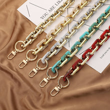 Load image into Gallery viewer, Retro Mobile Phone Chain Lanyard Tortoiseshell Acrylic Resin Bag Chain with Spacer, L205-3HS-40cm, L205-3HS -60cm, L205-3HS-120cm, L205-2HS-40cm, L205-2HS -60cm, L205-2HS-100cm, L205-LS-40cm, L205-LS-60cm, L205-LS-100cm