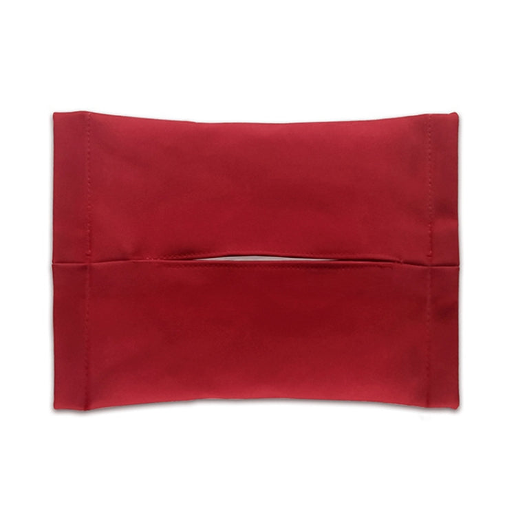 For Tesla Model 3 / Y Car Seat Central Control Screen Tissue Box Tissue Storage Bags, Black, Brown, Red
