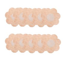 Load image into Gallery viewer, 10pcs /Pack Disposable Anti-Bump Invisible Breathable Breast Patch, Flower, Round